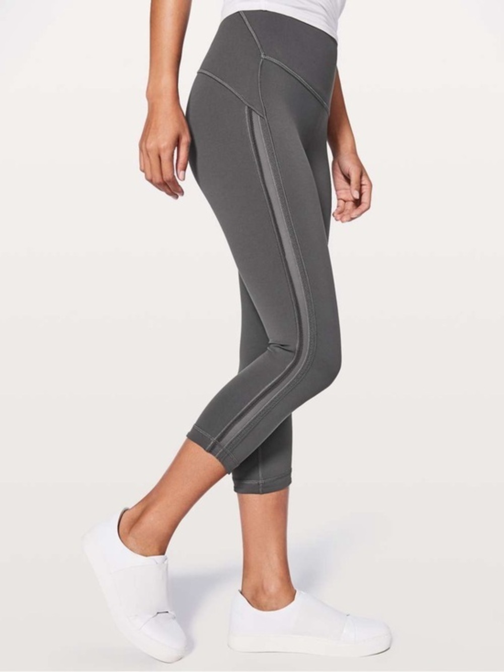 Lululemon Wunder Under High-Rise Crop 21" Awaken Full-On Luxtreme Size 8